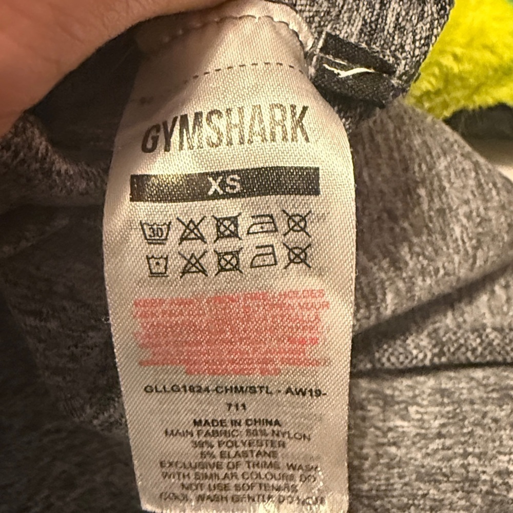 Gymshark Charcoal High-Waisted Leggings - Picture 6 of 6
